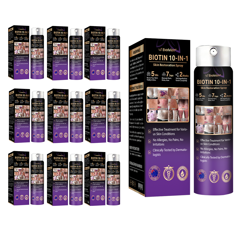 Made and Shipped from Australia ✨Evolvion® Biotin 10-in-1 Skin Restoration Spray 🍀-up