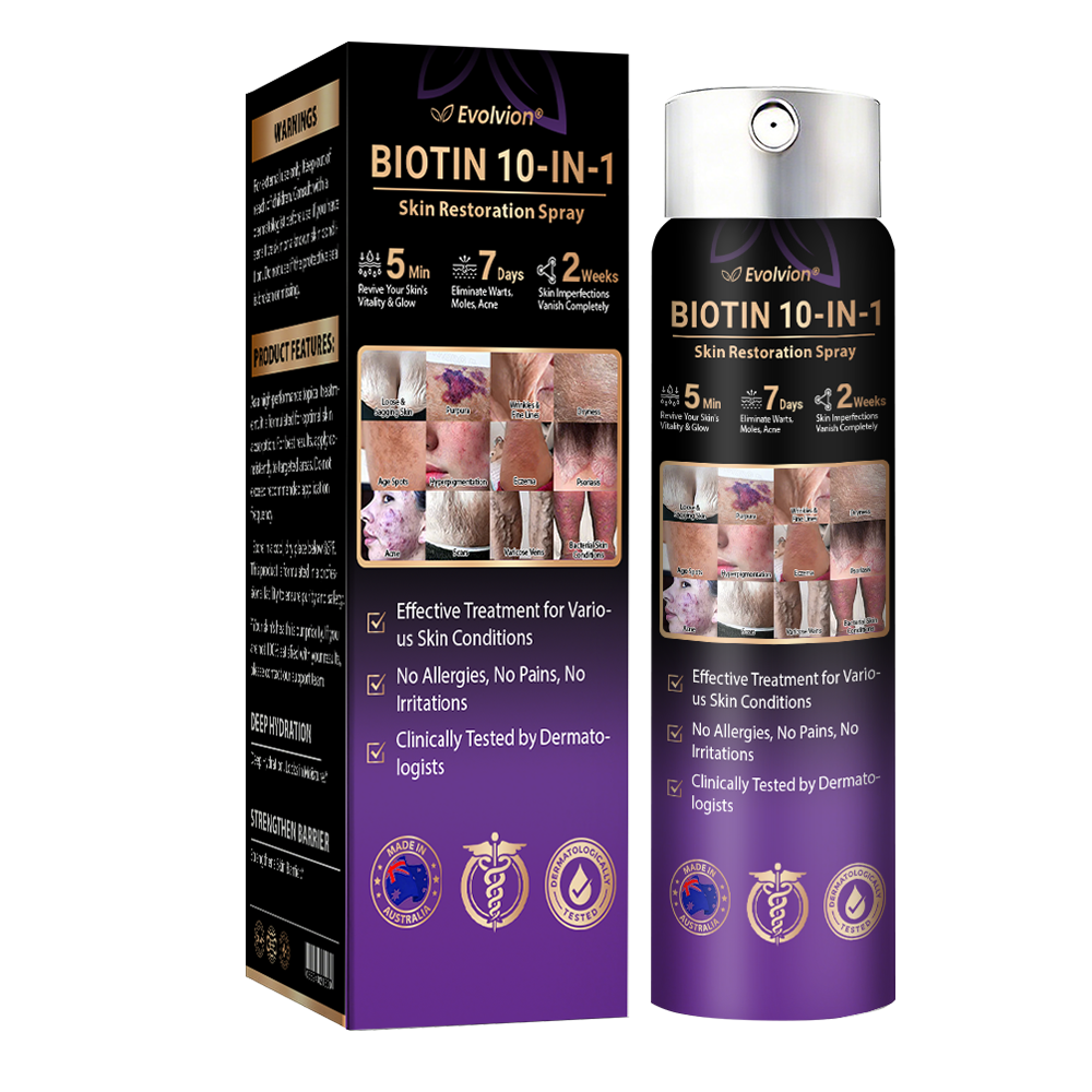 Made and Shipped from Australia ✨Evolvion® Biotin 10-in-1 Skin Restoration Spray 🍀-up