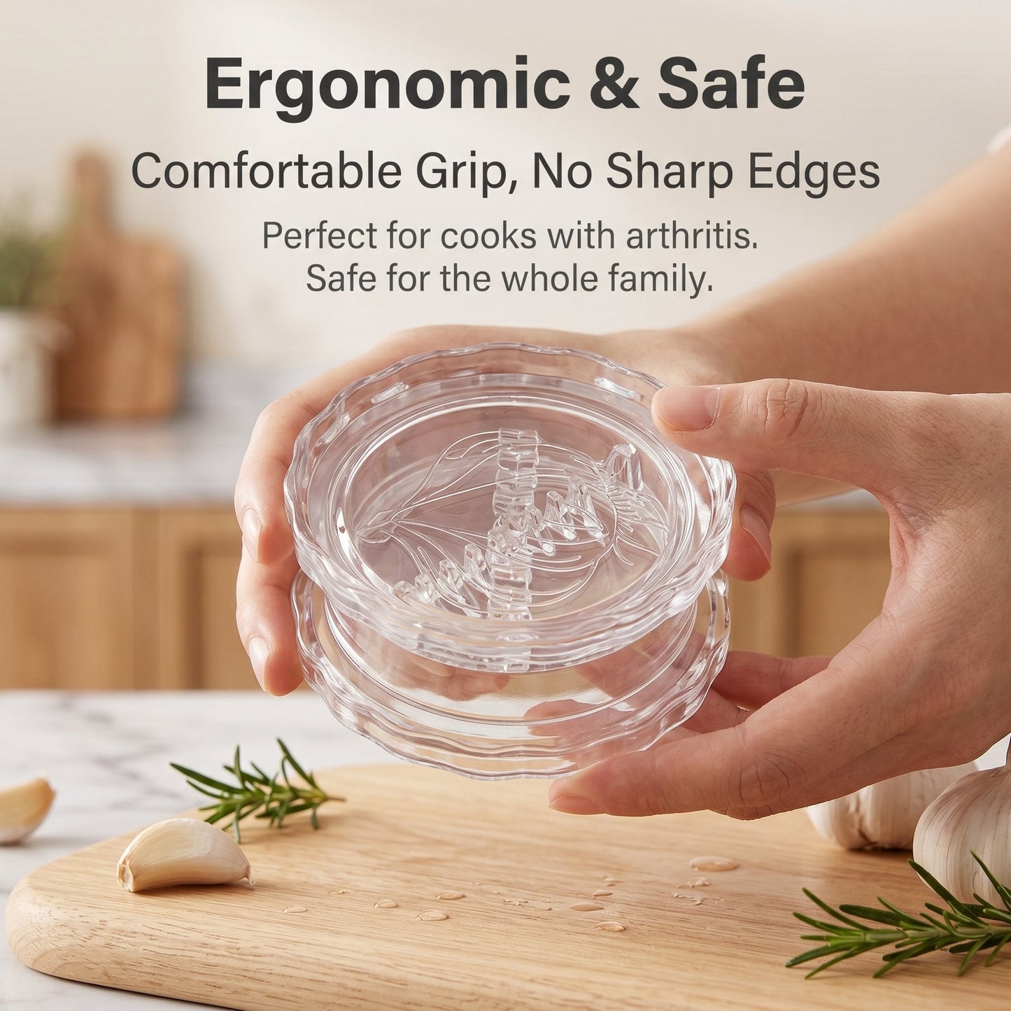 🔥💞LAST DAY 75% OFF ✨ Manual Garlic Twister & Masher