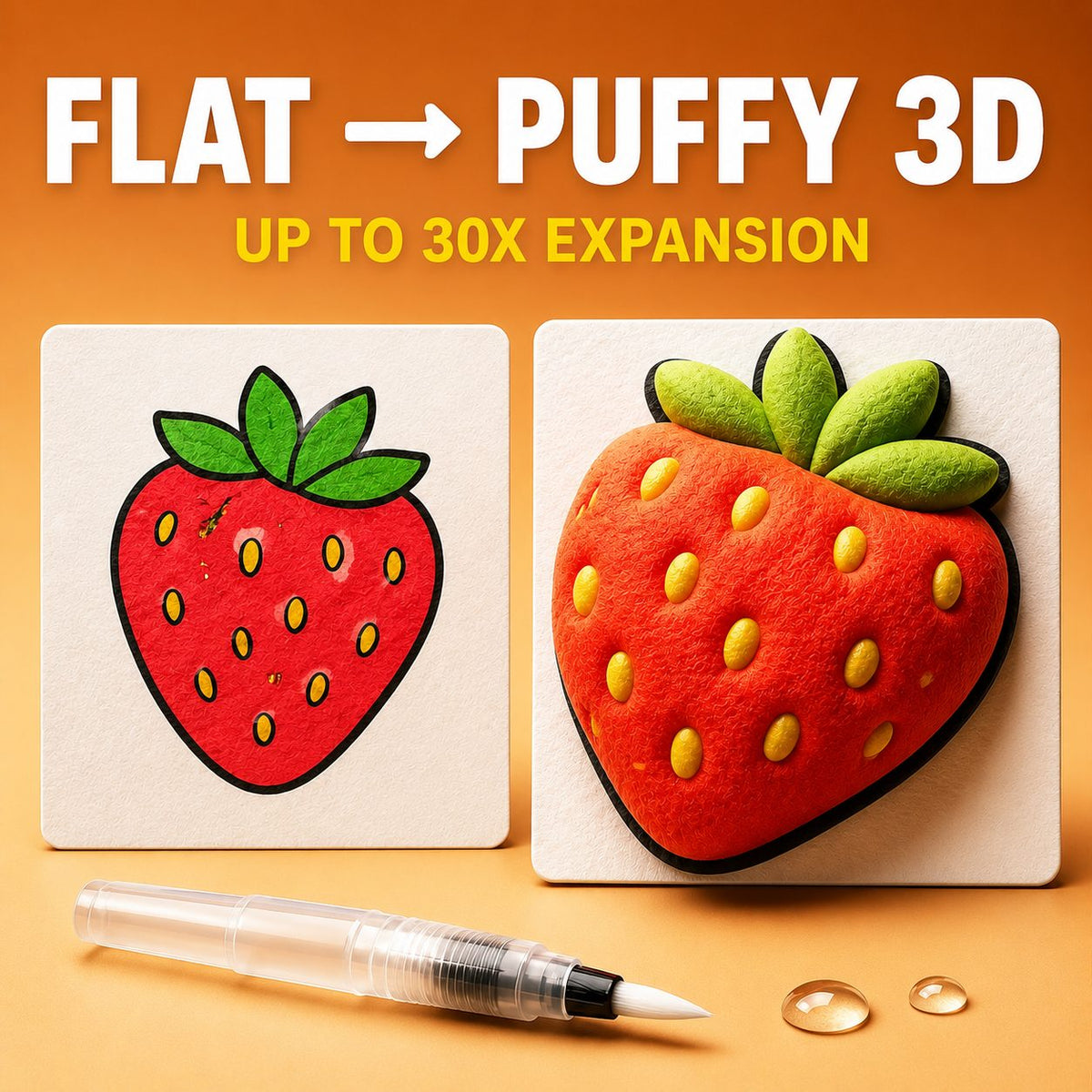 IEY® 3D Puffy Texture Paper💧