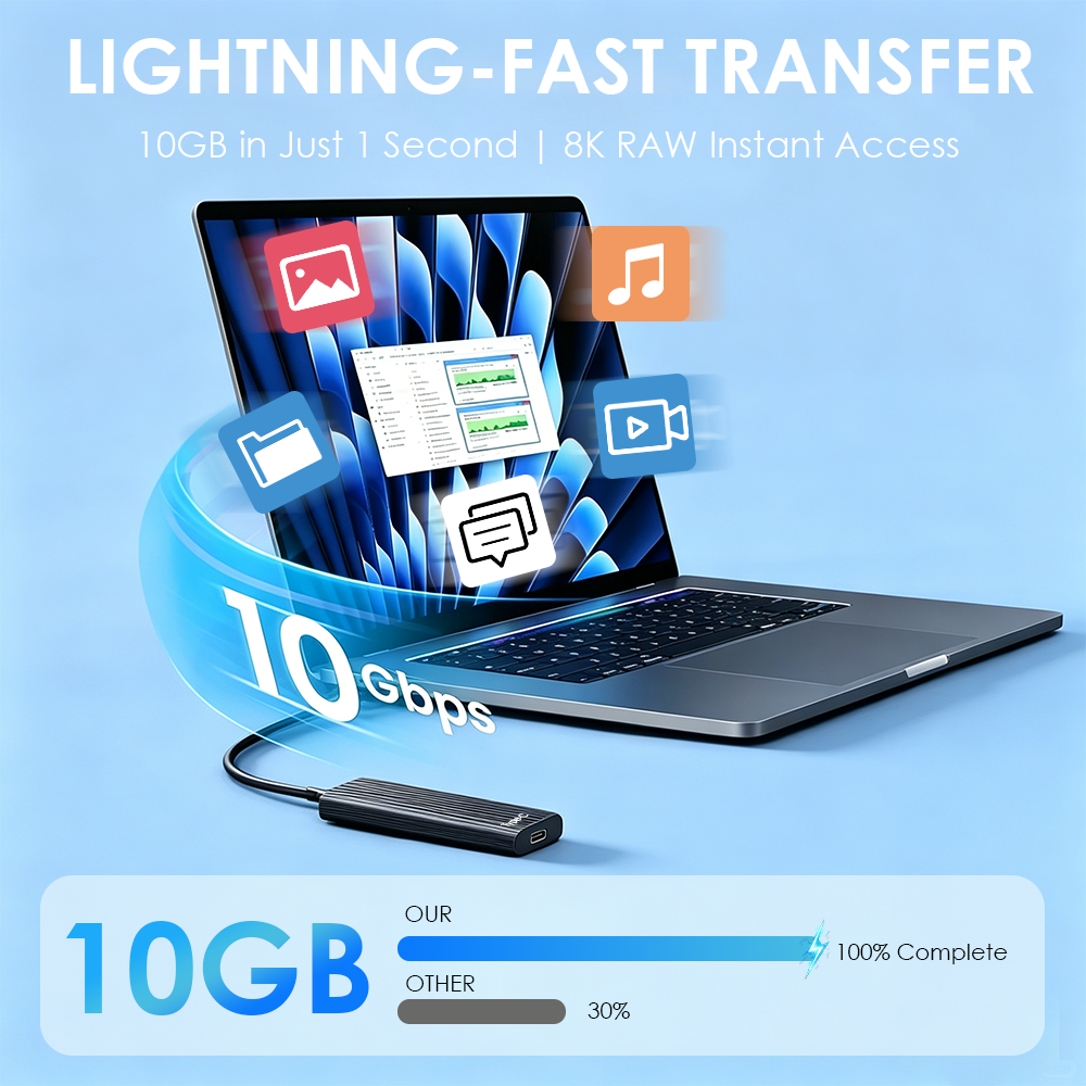 Shipped from Australia 🏆Flash Sale⚡ 50K+ SOLD! Almost Gone-🔥16TB Large-Capacity Type-C Portable Mini SSD -up