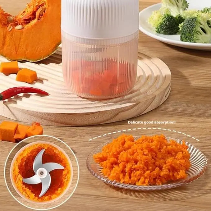 ⚡ Cordless Mini Food Chopper|Chop, Mince & Blend in Seconds
