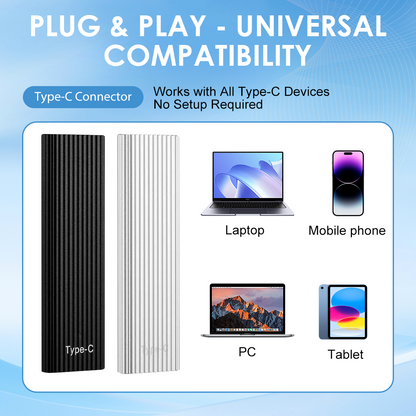 Shipped from Australia 🏆Flash Sale⚡ 50K+ SOLD! Almost Gone-🔥16TB Large-Capacity Type-C Portable Mini SSD -up