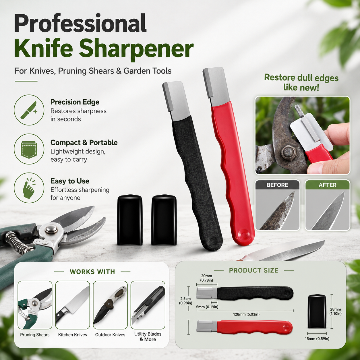 🔥💞LAST DAY 50% OFF ✨ Professional Kitchen Knife Sharpener
