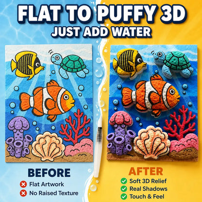 IEY® 3D Puffy Texture Paper💧